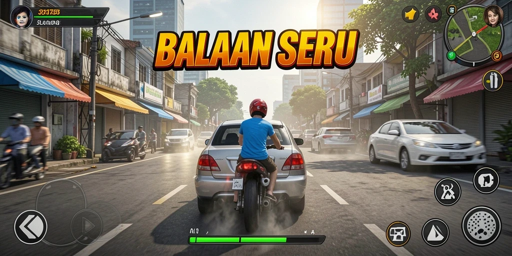 Tampilan gameplay <strong>3178</strong> dengan aksi balapan yang mendebarkan.