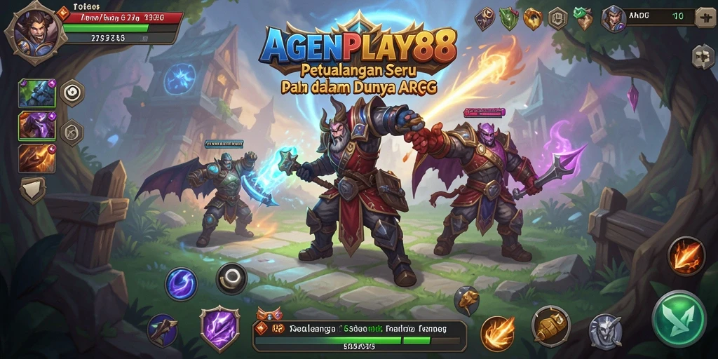 Tampilan gameplay seru AGENPLAY88 dengan pertempuran yang mendebarkan.