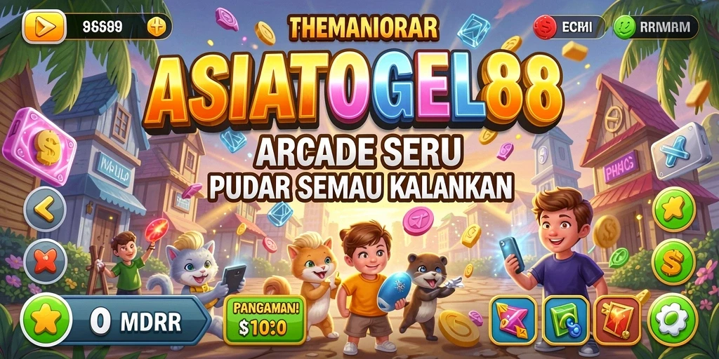 Tampilan gameplay ASIATOGEL88 yang penuh warna dan dinamis.