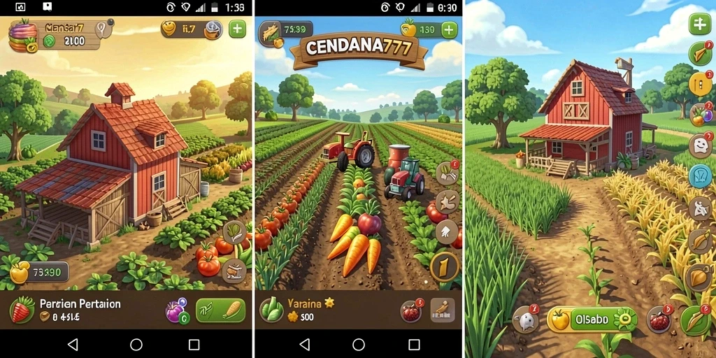 Screenshots CENDANA777 menunjukkan beragam tanaman dan kebun yang indah.