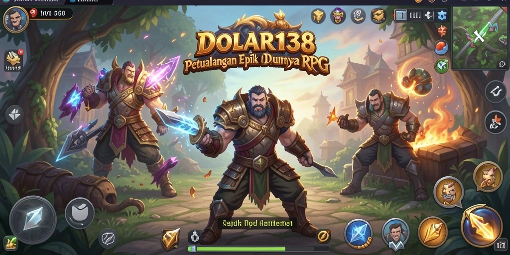 Tangkapan layar dari gameplay RPG yang menampilkan aksi mendebarkan.