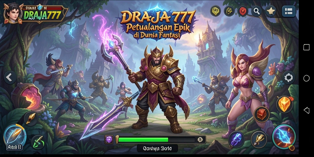 Tampilan gameplay DRAJA777 yang mendebarkan dan penuh aksi.