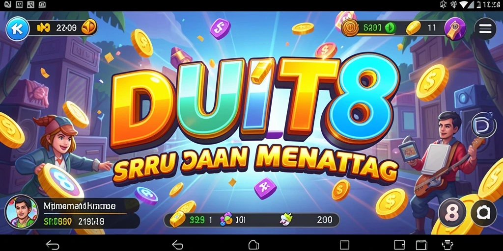 Tampilan gameplay seru dan menantang dari DUIT8.