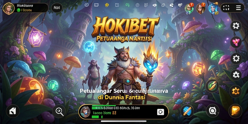 Menampilkan gameplay seru di dunia petualangan HOKIBET.