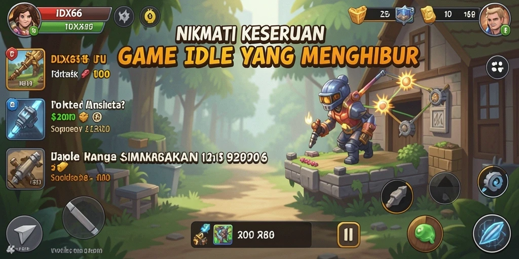 Tangkapan layar <strong>IDX66</strong> menunjukkan gameplay yang menarik dan interaktif.