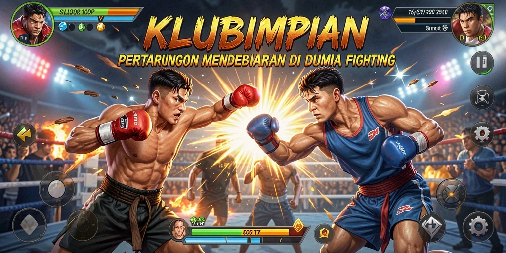 Tampilan gameplay seru dan mendebarkan dari KLUBIMPIAN.