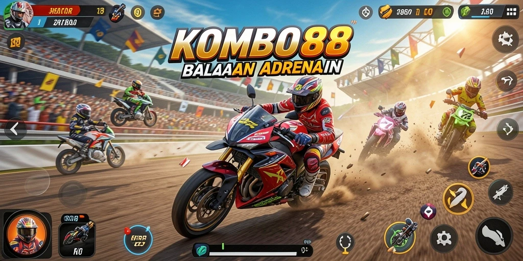Tampilan gameplay KOMBO88 yang seru dan menegangkan.
