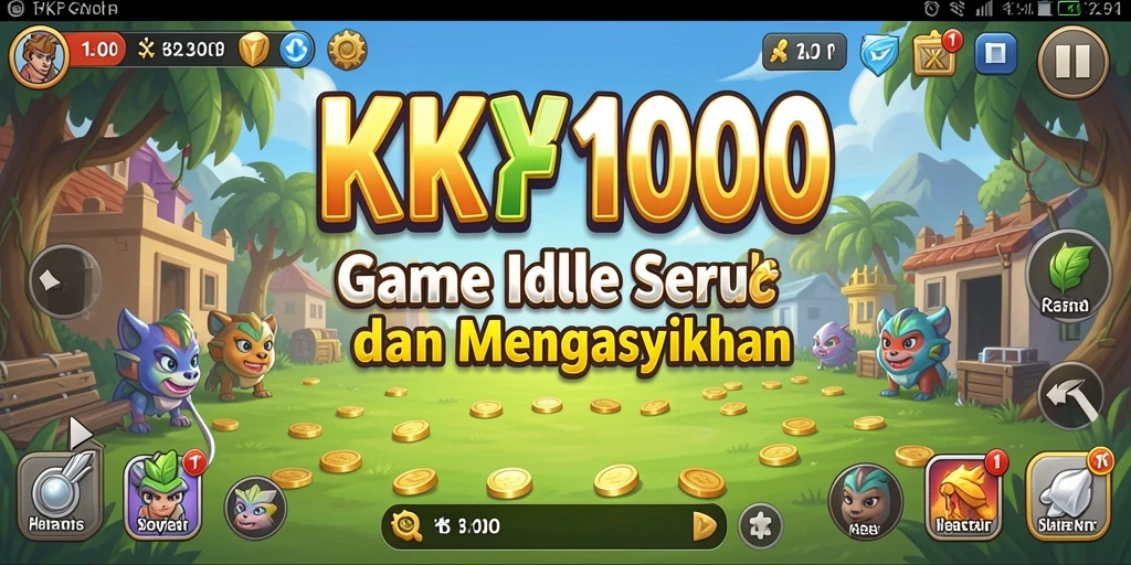 Tampilan gameplay KPK100 yang mengasyikkan dan sederhana.