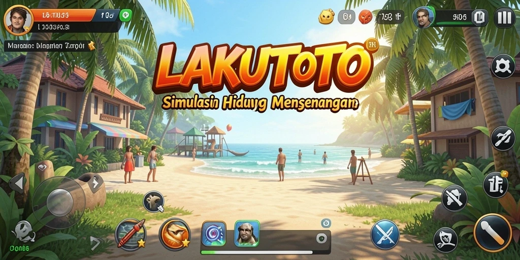 Tampilan gameplay LAKUTOTO yang menarik dan interaktif.