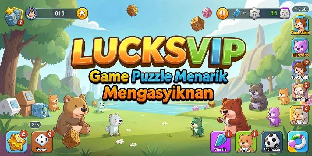 Screenshot LUCKSVIP menampilkan gameplay Puzzle yang seru dan menantang.