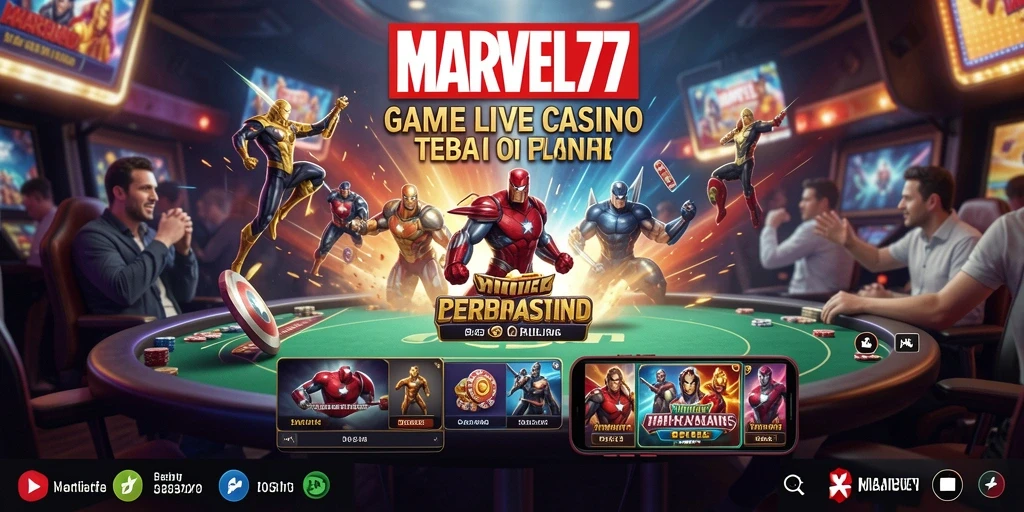 Screenshot gameplay Live Casino yang menampilkan suasana kasino langsung yang mengasyikkan.