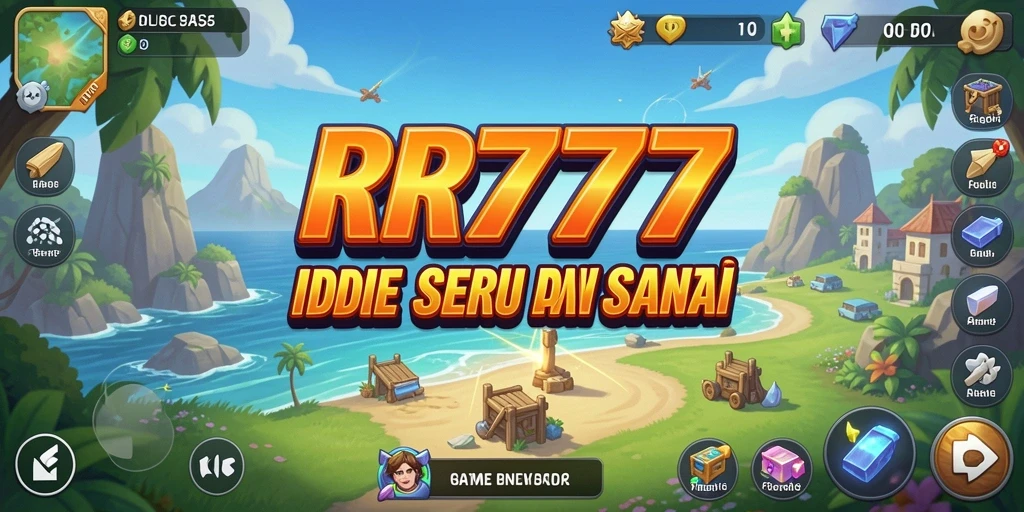 Tampilan menyeronokkan gameplay Idle RR777.