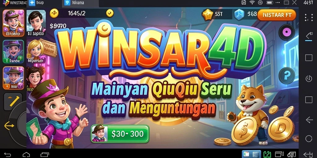 Screenshot gameplay QiuQiu yang seru dan menarik di WINSTAR4D.